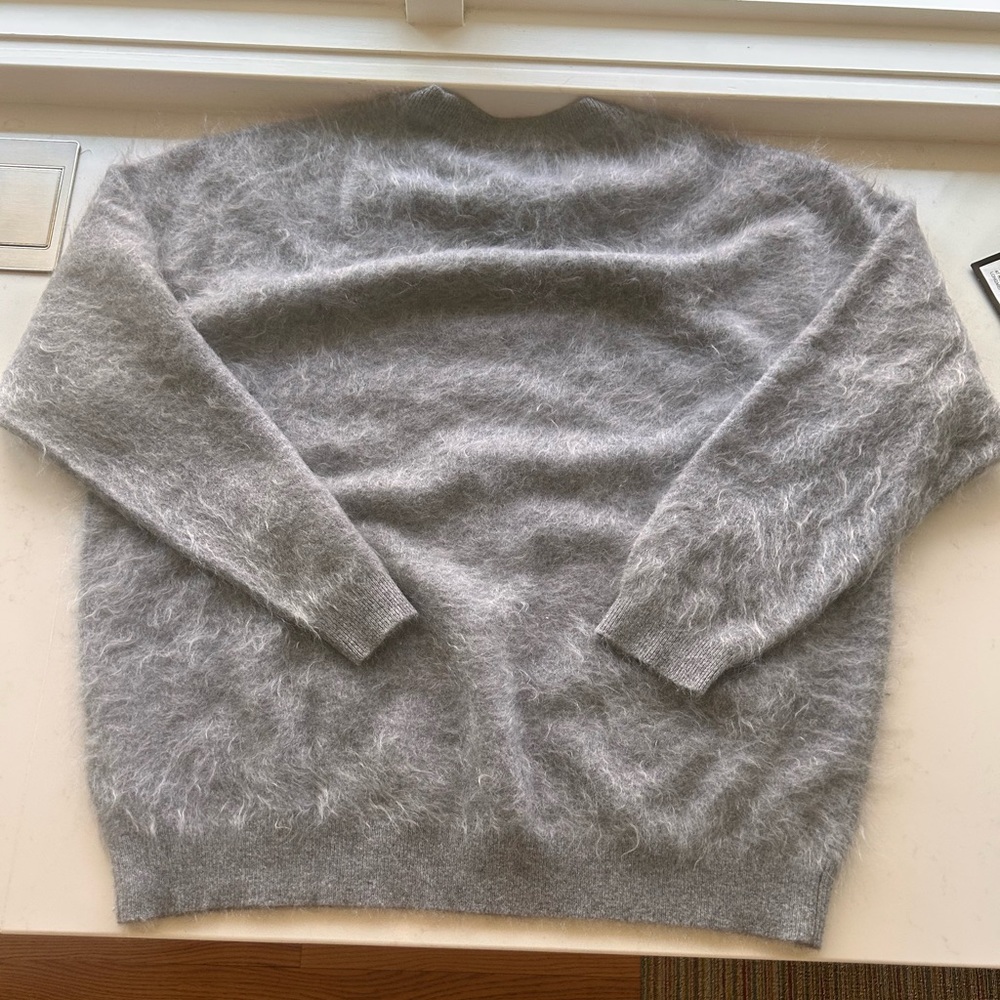 J. Crew Brushed Cashmere Crewneck Sweater S
